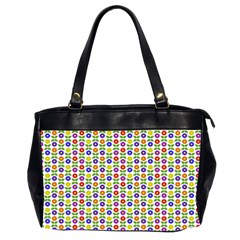 Flowers Colors Colorful Flowering Oversize Office Handbag (2 Sides) by Pakrebo