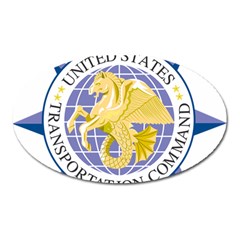 Emblem of United States Transportation Command Oval Magnet