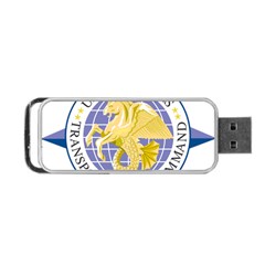 Emblem of United States Transportation Command Portable USB Flash (One Side)