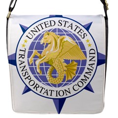 Emblem Of United States Transportation Command Flap Closure Messenger Bag (s) by abbeyz71
