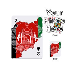 Afghanistan Flag Map Playing Cards 54 Designs (mini) by abbeyz71