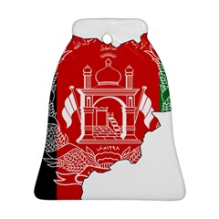 Afghanistan Flag Map Bell Ornament (two Sides) by abbeyz71