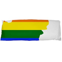 Lgbt Flag Map Of Afghanistan Body Pillow Case (dakimakura) by abbeyz71