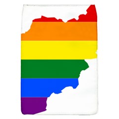 Lgbt Flag Map Of Afghanistan Removable Flap Cover (l) by abbeyz71