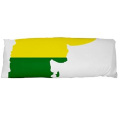 Lgbt Flag Map Of Argentina Body Pillow Case Dakimakura (two Sides) by abbeyz71