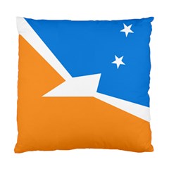 Flag Of Tierra Del Fuego Province, Argentina Standard Cushion Case (two Sides) by abbeyz71