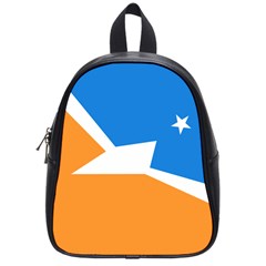 Flag Of Tierra Del Fuego Province, Argentina School Bag (small) by abbeyz71