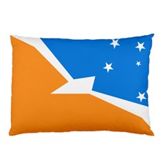 Flag Of Tierra Del Fuego Province, Argentina Pillow Case by abbeyz71