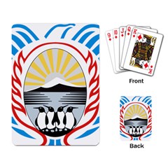 Coat Of Arms Of Tierra Del Fuego Province, Argentina Playing Cards Single Design (rectangle) by abbeyz71