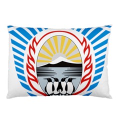 Coat Of Arms Of Tierra Del Fuego Province, Argentina Pillow Case by abbeyz71