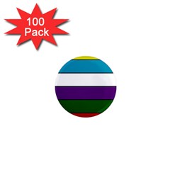 Flag Of Rio Grande, Argentina 1  Mini Magnets (100 Pack)  by abbeyz71