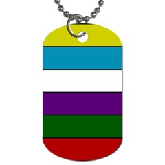 Flag Of Rio Grande, Argentina Dog Tag (one Side) by abbeyz71