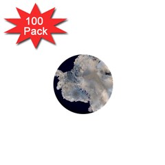 Satellite Image Of Antarctica 1  Mini Buttons (100 Pack)  by abbeyz71