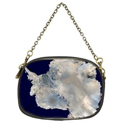 Satellite Image Of Antarctica Chain Purse (one Side)