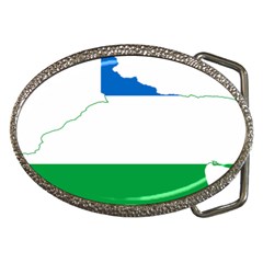 Flag Map Of Argentine Province Of Río Negro Belt Buckles by abbeyz71