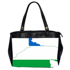 Flag Map Of Argentine Province Of Río Negro Oversize Office Handbag (2 Sides) by abbeyz71