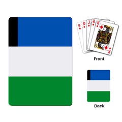 Flag Of Argentine Province Of Río Negro Playing Cards Single Design (rectangle) by abbeyz71