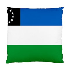 Flag Of Argentine Province Of Río Negro Standard Cushion Case (two Sides) by abbeyz71