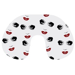 Bianca Del Rio Pattern Travel Neck Pillow by Valentinaart