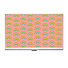 Pride Rainbow Flag Pattern Business Card Holder by Valentinaart