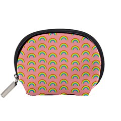 Pride Rainbow Flag Pattern Accessory Pouch (small) by Valentinaart