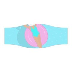 Lady In The Pool Stretchable Headband by Valentinaart