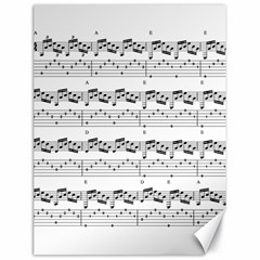 Notes Lines Music Canvas 18  X 24  by Mariart