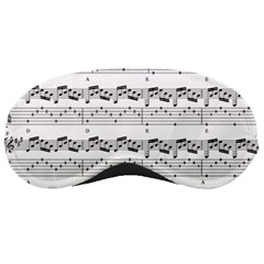 Notes Lines Music Sleeping Mask by Mariart