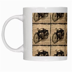 Indian Motorcycle White Mugs by ArtworkByPatrick