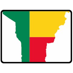 Benin Africa Borders Country Flag Double Sided Fleece Blanket (large)  by Sapixe