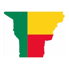 Benin Africa Borders Country Flag Double Sided Flano Blanket (mini)  by Sapixe