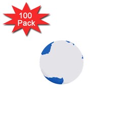 Proposed Flag Of Antarctica 1  Mini Buttons (100 Pack)  by abbeyz71