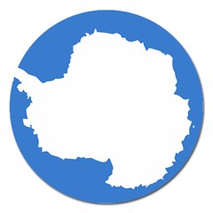 Proposed Flag Of Antarctica Magnet 5  (round) by abbeyz71