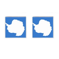 Proposed Flag Of Antarctica Cufflinks (square) by abbeyz71