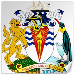 Coat Of Arms Of The British Antarctic Territory Canvas 12  X 12  by abbeyz71