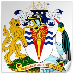 Coat Of Arms Of The British Antarctic Territory Canvas 16  X 16  by abbeyz71