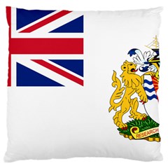 Flag Of The British Antarctic Territory Standard Flano Cushion Case (one Side)