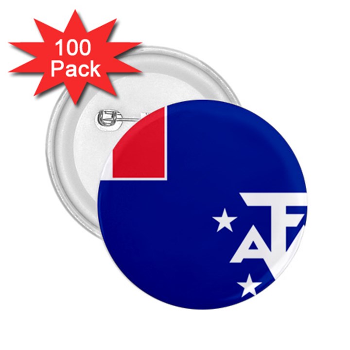 Flag of the French Southern and Antarctic Lands 2.25  Buttons (100 pack) 