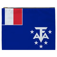 Flag Of The French Southern And Antarctic Lands Cosmetic Bag (xxxl) by abbeyz71