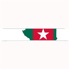 Togo Flag Map Geography Outline Small Bar Mats by Sapixe