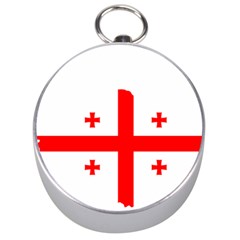 Borders Country Flag Geography Map Silver Compasses