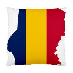 Chad Flag Map Geography Outline Standard Cushion Case (two Sides) by Sapixe