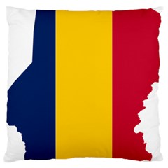 Chad Flag Map Geography Outline Large Cushion Case (two Sides)