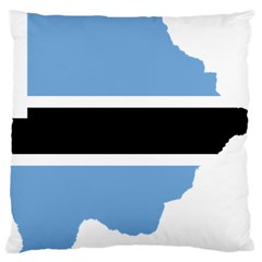 Botswana Flag Map Geography Large Cushion Case (two Sides)