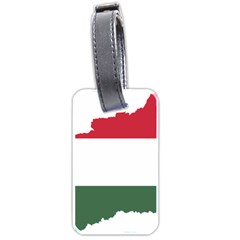 Hungary Country Europe Flag Luggage Tag (one Side) by Sapixe