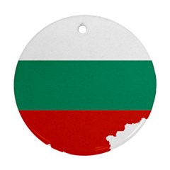 Bulgaria Country Europe Flag Round Ornament (two Sides) by Sapixe
