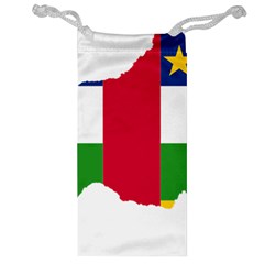 Central African Republic Flag Map Jewelry Bag