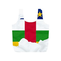 Central African Republic Flag Map Full Print Recycle Bag (s) by Sapixe