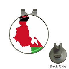 Malawi Flag Map Geography Outline Hat Clips With Golf Markers