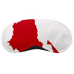 Malawi Flag Map Geography Outline Sleeping Mask by Sapixe